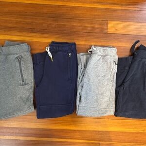 Hanna Andersson Boys Sweatpants Bundle - Size 6/7 - 4 Pairs